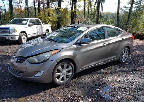 2012 Hyundai Elantra Limited z USA, uszkodzony, nr VIN 5NPDH4AE2CH090352